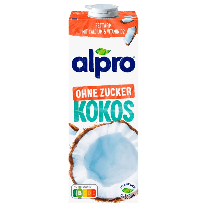 Alpro Kokosnuss-Drink Ohne Zucker vegan 1l